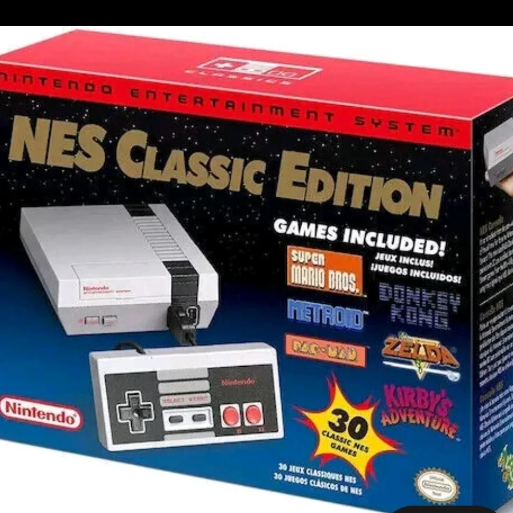 Nintendo NES Classic Edition Mini Console With 30 Games & Contoller